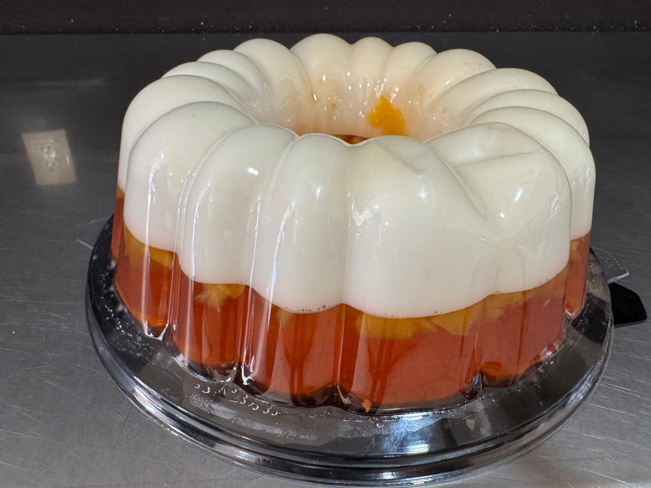 Gelatina Bicolor con Frutas