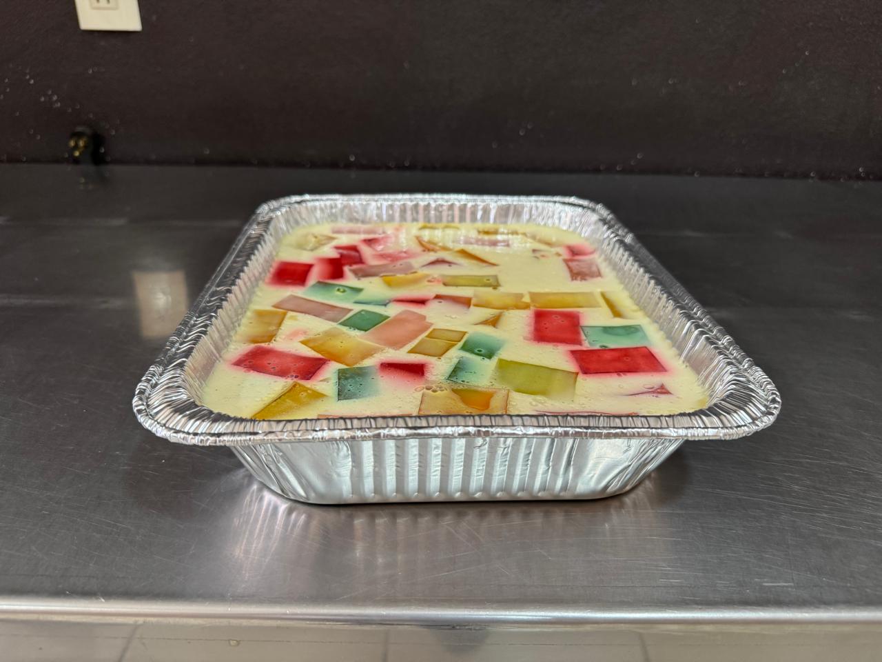 Gelatina Mosaico en Charola